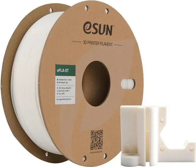 Main image of eSUN Super Tough PLA Filament 1.75mm, 3D Printer Filament PLA-ST, Dimensional Accuracy +/- 0.05mm, 1KG Spool (2.2 LBS) 3D Printing Filament for 3D Printers, Natural