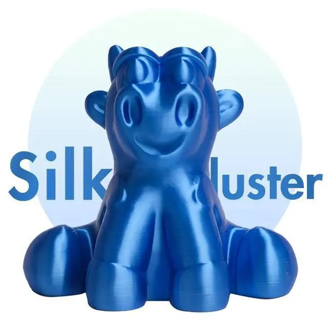 Alt view image 2 of 5 - eSUN Silk PLA Filament 1.75mm, Silky Shiny 3D Printer Filament PLA, Dimensional Accuracy +/- 0.05mm, 1KG Spool (2.2 LBS) 3D Printing Filament for 3D Printers, Silk Sliver