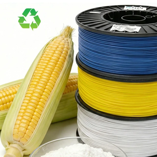 Alt view image 2 of 5 - eSUN PLA+ Filament 3D Printer Filament PLA Plus 5KG Cold White,Enhanced Toughness, PLA Plus 1.75mm, Dimensional Accuracy +/- 0.03mm, 5KG Spool (6.6 LBS) 3D Printing Filament