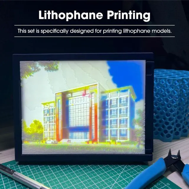 Alt view image 3 of 7 - eSUN CMYK PLA+ Filament 1KG*4 Bundle 1.75mm 3D Printer Filament PLA Plus,Dimensional Accuracy +/- 0.03mm CMYK Color Lithophane 3D Printing Filament Full Spectrum Compatible
