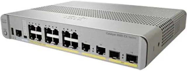 Alt view image 2 of 2 - WS-C3560CX-12PC-S 3560-CX 12 GE PoE+ Gigabit Ethernet Switch