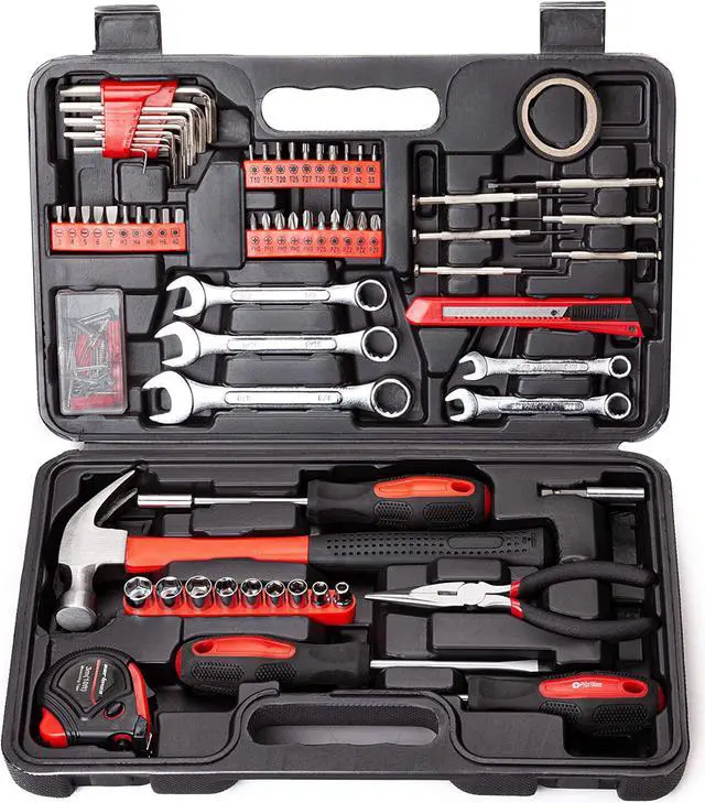 Alt view image 2 of 6 - CARTMAN 148 Piece Automotive and Household Tool Set - Perfect for Car Enthusiasts and DIY Home Repairs