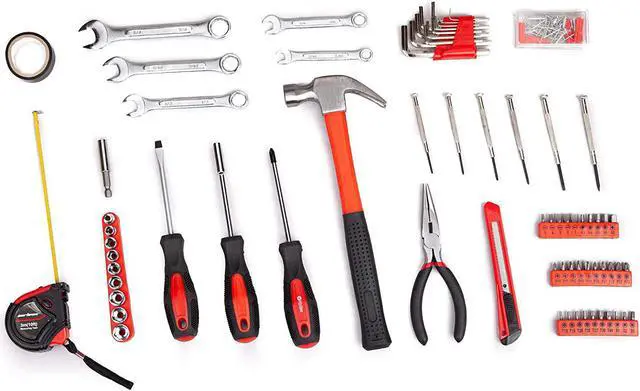 Alt view image 3 of 6 - CARTMAN 148 Piece Automotive and Household Tool Set - Perfect for Car Enthusiasts and DIY Home Repairs