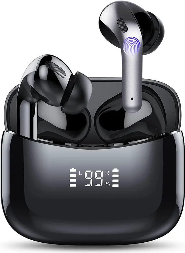 Main image of Tiksounds Wireless Earbuds, Bluetooth Headphones with Microphone, IPX7 Waterproof, 35H Playtime with LED Power Display, High-Fidelity Stereo Earphones for Sports and Work