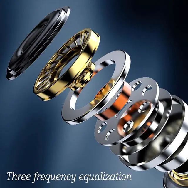 Alt view image 2 of 6 - RevoNext In Ear Monitor Earbuds Wired HiFi Stereo Wired Headphones Noise Isolating QT5 Dual Driver Metal Shell In Ear Monitors Headphones for Musicians with MMCX Detachable Cables Audiophile Earphones