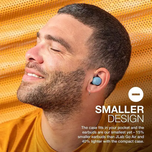 Alt view image 5 of 12 - JLab Go Air Pop True Wireless Bluetooth Earbuds + USB Charging Case, Slate Gray, 32 Hours Playtime, Dual Connect, IPX4 Sweat Resistance, Bluetooth 5.1 Connection, 3 EQ Sound Settings