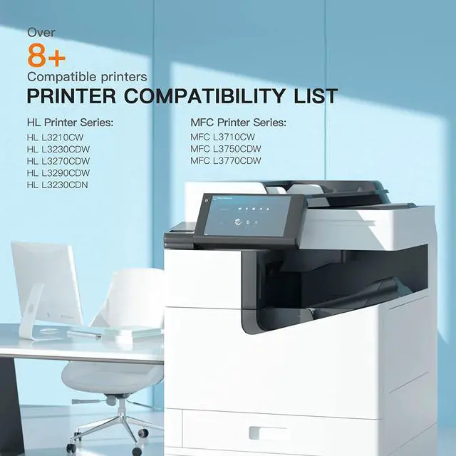 Alt view image 4 of 5 - E-Z Ink (TM Compatible Toner Cartridge Replacement  TN227 TN-227 TN227BK High Yield TN223 TN-223 Compatible with MFC-L3710CW MFC-L3750CDW MFC-L3770CDW HL-L3210CW HL-L3230CDW (5 Pack)