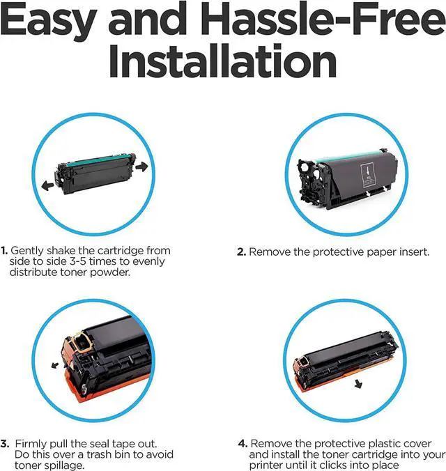 Alt view image 3 of 7 - LD Compatible Replacements for Hewlett Packard CF280A HP 80A Set of 2 Black Laser Toner Cartridges for use in The ...