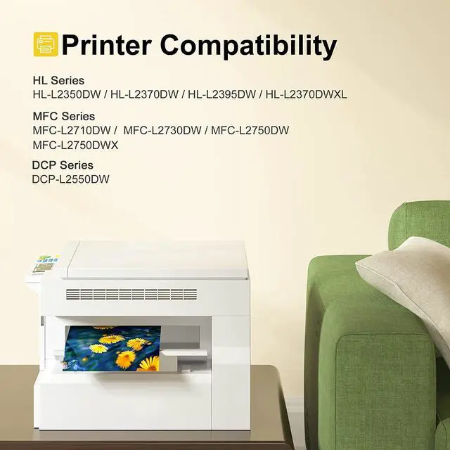 Alt view image 2 of 4 - Ennovor SHEENGO Compatible Toner Cartridge Replacement for Brother TN760 TN-760 TN730 TN-730 High Yield for HL-L2350DW DCP-L2550DW HL-L2395DW Hl-L2390DW HL-L2370DW Printer (4 Black)