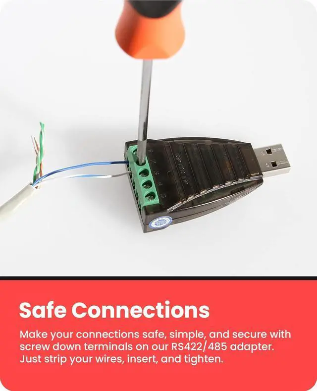 Alt view image 5 of 6 - USB to RS-422/485 Converter FTDI CHIP w/Terminals