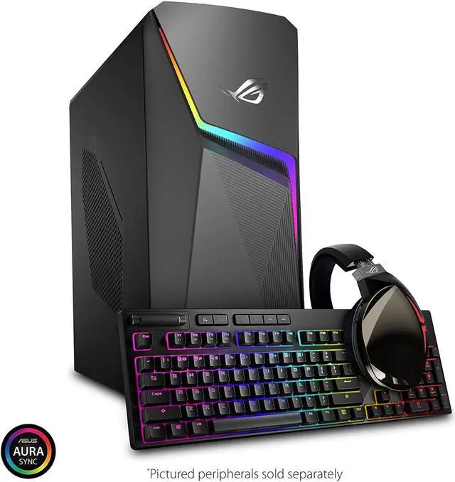 Alt view image 10 of 10 - ROG Strix GL10DH Gaming Desktop PC, AMD Ryzen 5 3400G, GeForce GTX 1650, 8 GB DDR4 RAM, 512 GB PCIe SSD, Wi-Fi 5, Windows 10 Home, GL10DH-PH552