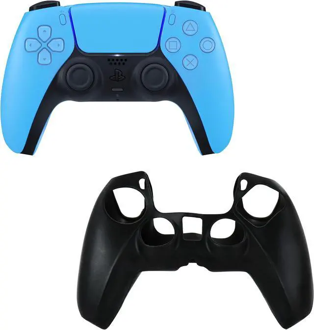 Main image of DualSense Controller in Blue with Silicone Sleeve