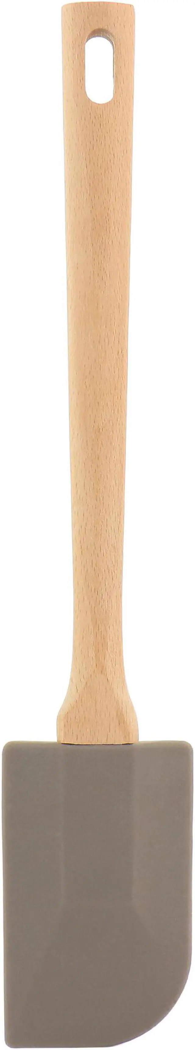 Main image of Martha Stewart Beech Wood Silicone Spatula in Gray