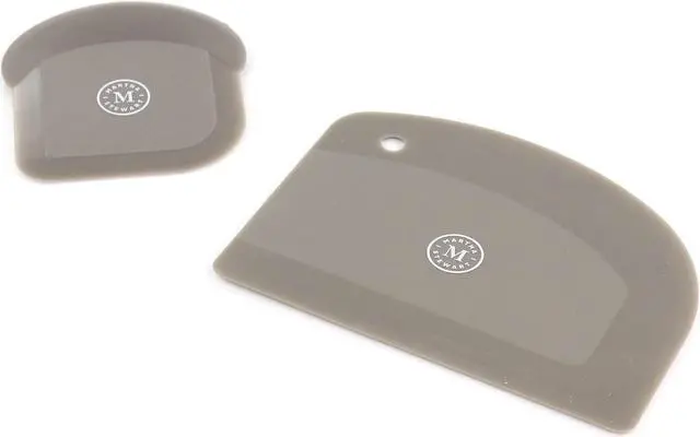 Main image of Martha Stewart Flexible Polymer Scraper Set in Gray