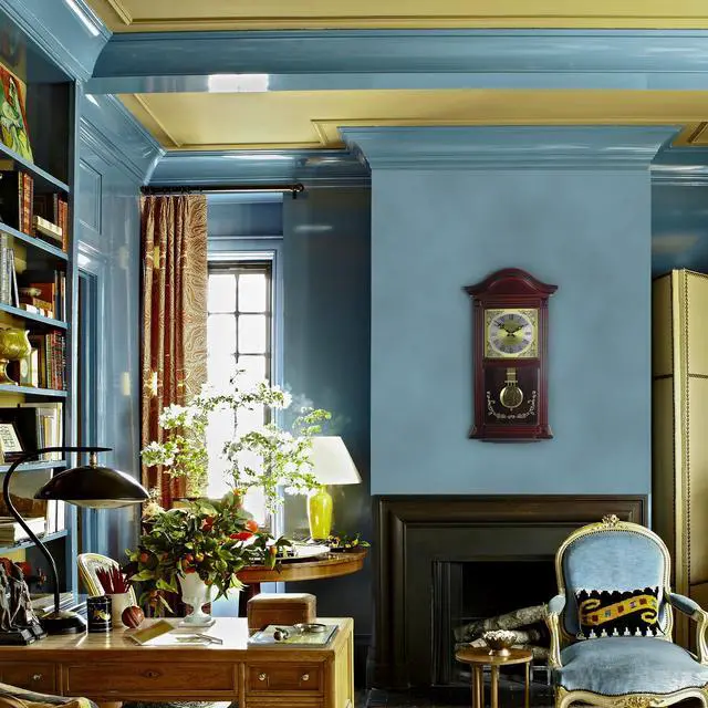 Alt view image 8 of 11 - Bedford Clock Collection Mahogany Cherry Wood 22" Wall Clock with Pendulum and Chimes