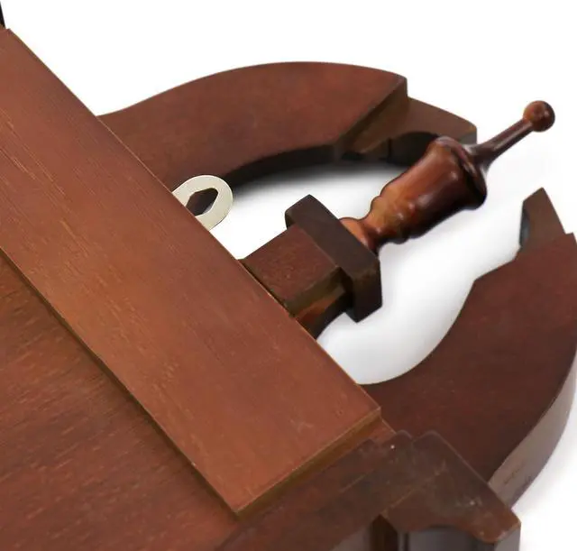 Alt view image 6 of 7 - Bedford Clock Collection Redwood Tambour Mantel Clock with Chimes