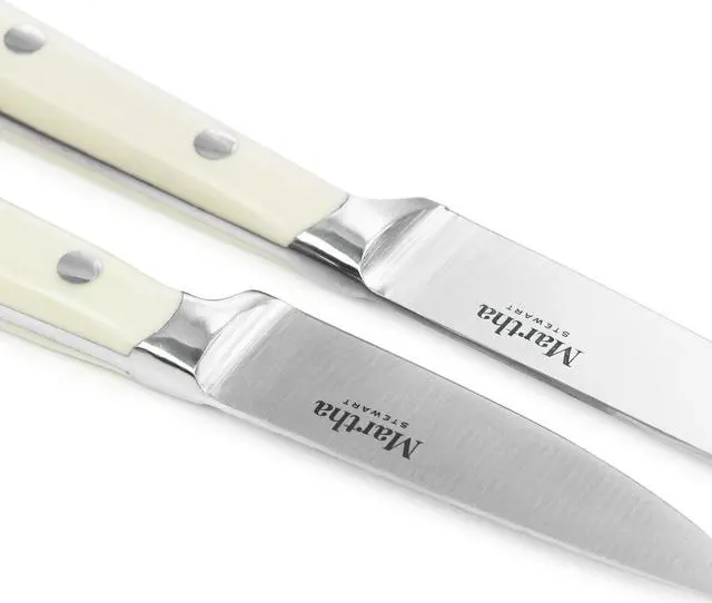 Alt view image 7 of 8 - Oster 62377.05 Granger 5-Piece Kitchen Cutlery Knife Block Natural Wood