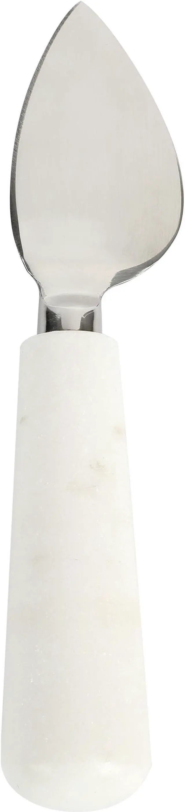 Alt view image 4 of 7 - Laurie Gates California Designs Marble and Stainless Steel 3 Piece Cheese Knife Set in White
