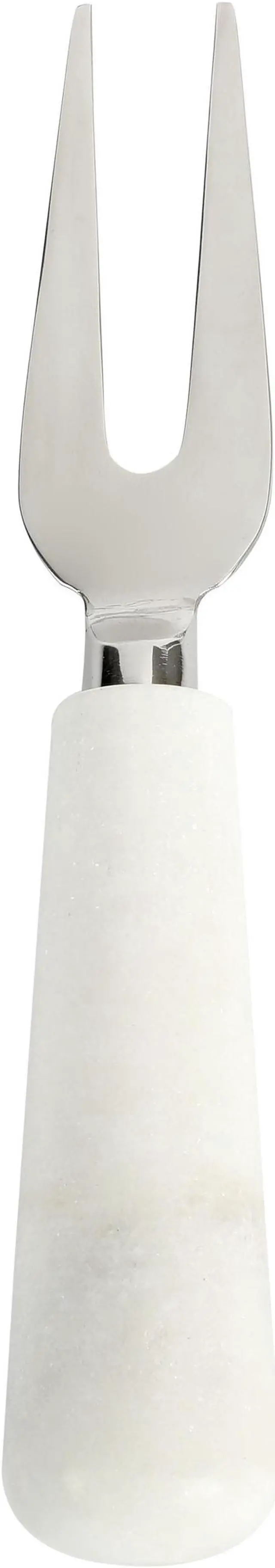 Alt view image 5 of 7 - Laurie Gates California Designs Marble and Stainless Steel 3 Piece Cheese Knife Set in White