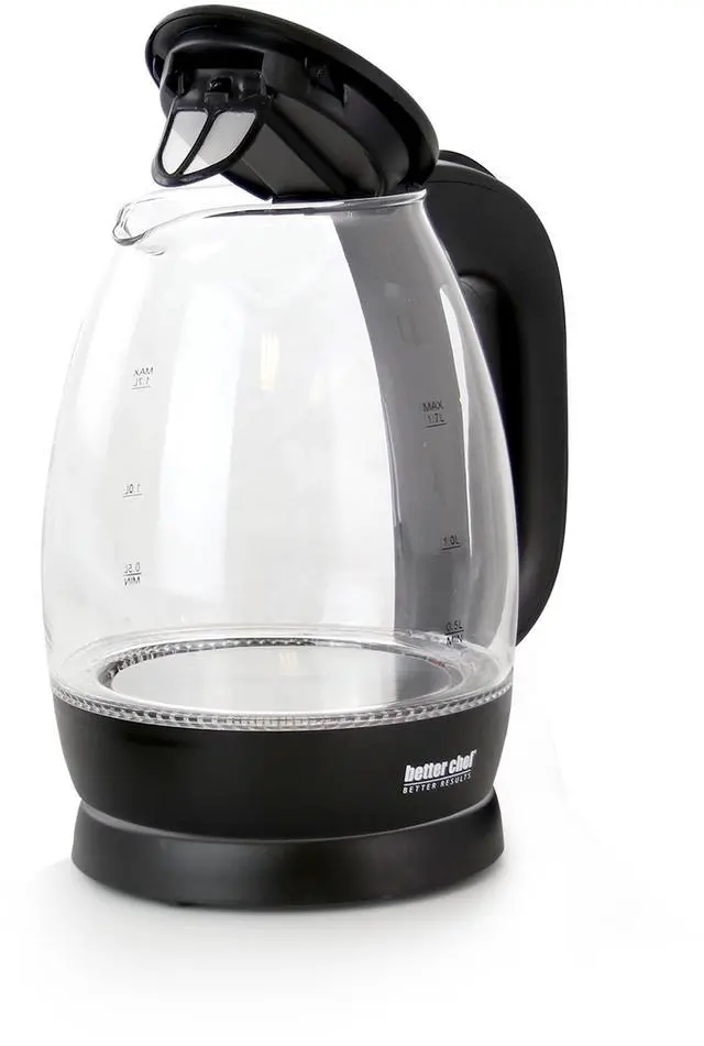 Alt view image 2 of 5 - Better Chef 1.7L Cordless Electric Glass Tea Kettle