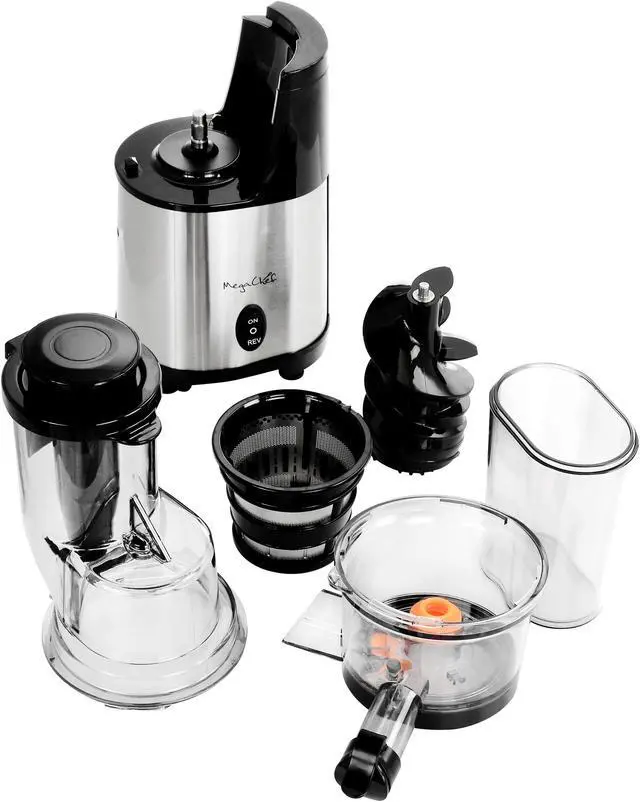 Alt view image 7 of 8 - MegaChef Pro Stainless Steel Slow Juicer