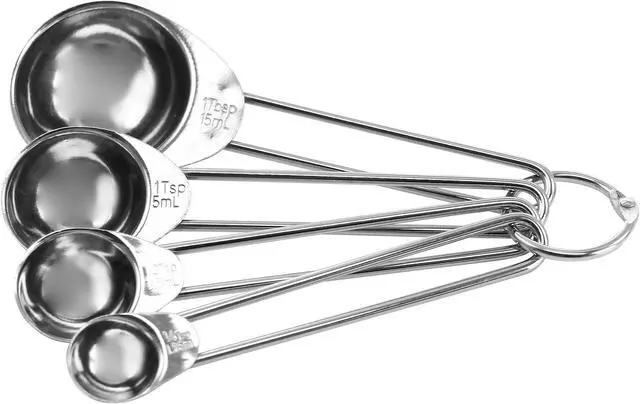 Alt view image 6 of 8 - MegaChef 14 Piece Stainless Steel Measuring Cup and Spoon Set with Mixing Bowls