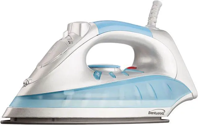 Alt view image 5 of 11 - Brentwood Nonstick Steam/dry; Spray Iron With Silver Finish BTWMPI60