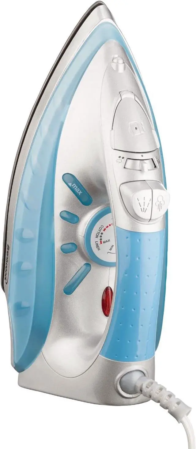 Alt view image 6 of 11 - Brentwood Nonstick Steam/dry; Spray Iron With Silver Finish BTWMPI60