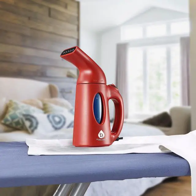 Alt view image 3 of 5 - Pursonic CS180RD Portable Garment Steamer - Red