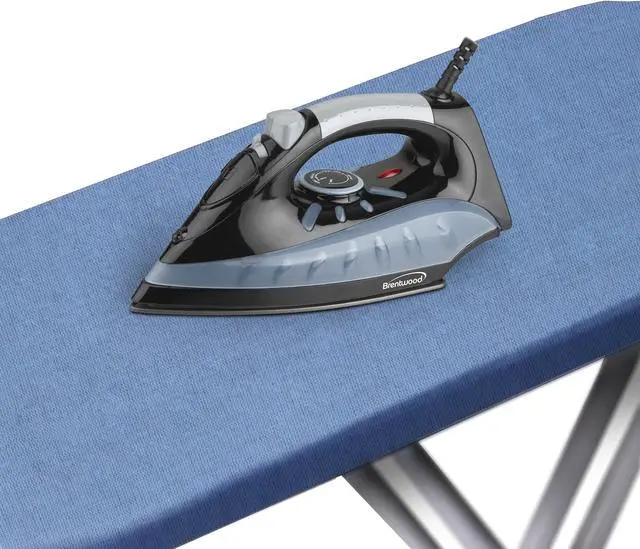 Alt view image 8 of 17 - Brentwood Non-Stick Steam Iron, Black MPI-62