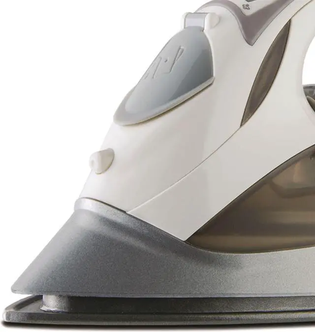 Alt view image 13 of 15 - BRENTWOOD MPI-59W Steam Iron with Retractable Cord, White