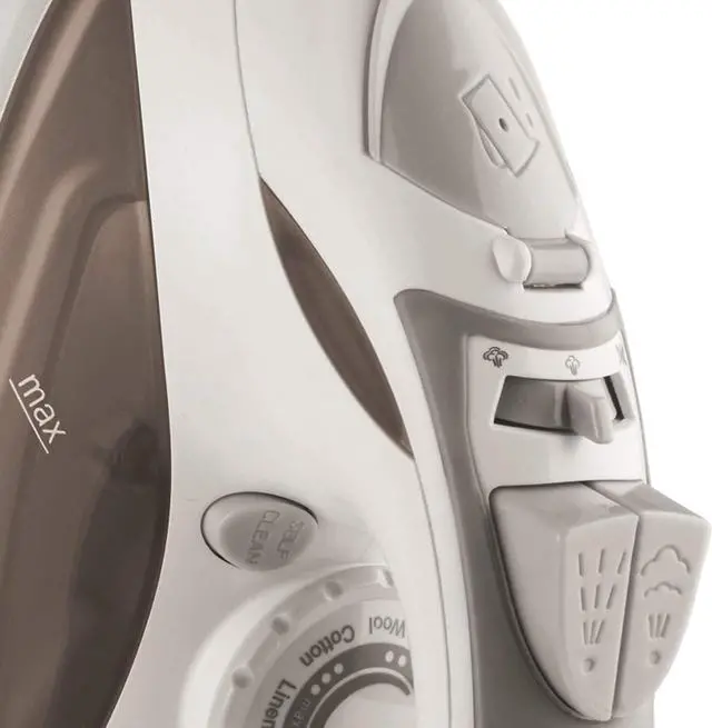 Alt view image 10 of 13 - Brentwood (MPI-90W) Steam Iron With Auto Shut-OFF (White)