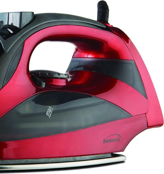 Alt view image 7 of 10 - Brentwood Appliances MPI-90R Steam Iron with Auto Shutoff (Red)