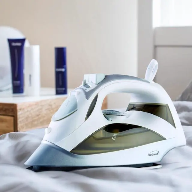 Alt view image 13 of 13 - Brentwood (MPI-90W) Steam Iron With Auto Shut-OFF (White)