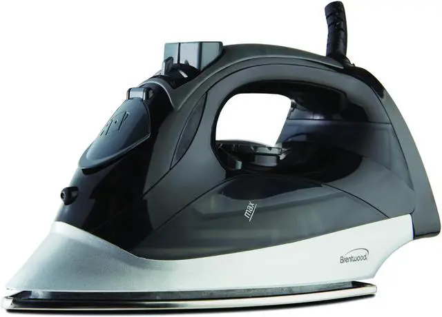 Alt view image 8 of 10 - Brentwood MPI-90B Power Stainless Steam Iron with Auto Shut-Off  Black
