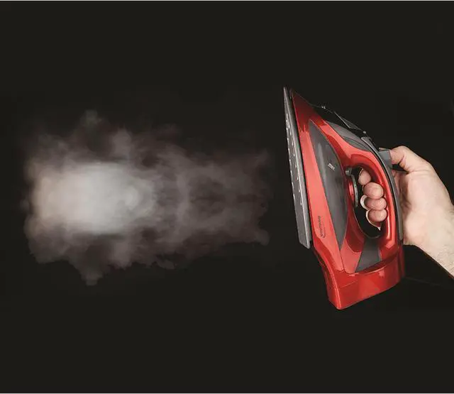 Alt view image 10 of 10 - Brentwood Appliances MPI-90R Steam Iron with Auto Shutoff (Red)