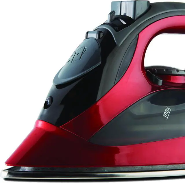 Alt view image 6 of 10 - Brentwood Appliances MPI-90R Steam Iron with Auto Shutoff (Red)