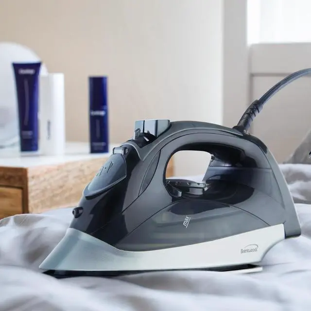 Alt view image 10 of 10 - Brentwood MPI-90B Power Stainless Steam Iron with Auto Shut-Off  Black