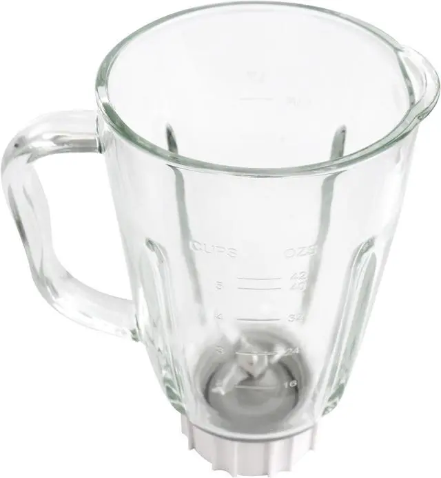 Alt view image 5 of 9 - Better Chef 10-Speed 350 Watt 42 Ounce Glass Jar Blender in White/Silver