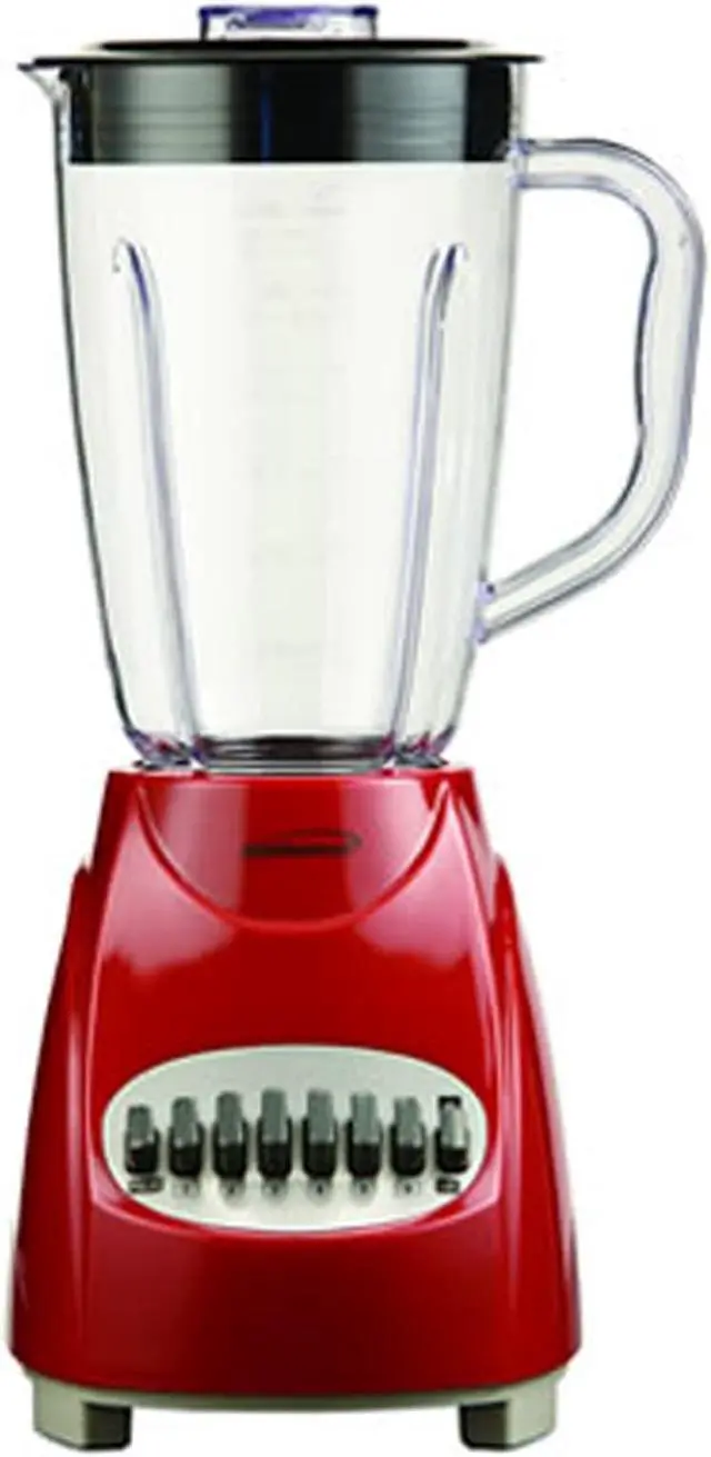 Alt view image 2 of 8 - Brentwood Appliances JB-220R 50-Ounce 12-Speed + Pulse Electric Blender with Plastic Jar (Red)