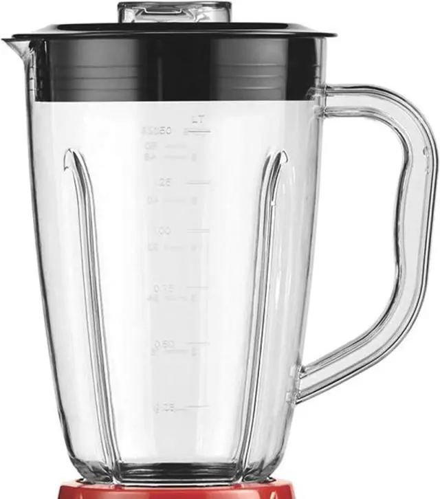 Alt view image 4 of 8 - Brentwood Appliances JB-220R 50-Ounce 12-Speed + Pulse Electric Blender with Plastic Jar (Red)