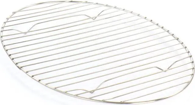 Alt view image 4 of 7 - Gibson Home Radiance 17.5 Inch Stainless Steel Copper Plated Oval Roaster with Lid and Roasting Rack