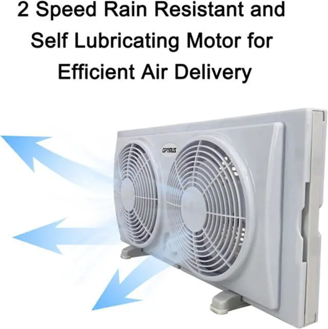 Alt view image 15 of 18 - Optimus F-5280 Twin Window Fan