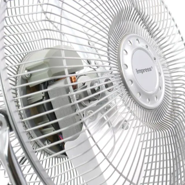 Alt view image 3 of 4 - IMPRESS 9" Silver High Velocity Fan (IM-709V)