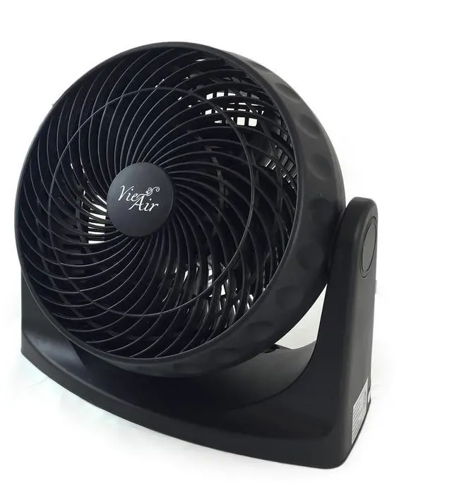 Alt view image 6 of 11 - Vie Air 8" High Velocity Wall Mountable Turbo Desk and Floor Fan