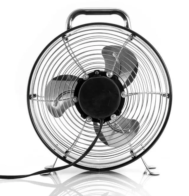 Alt view image 4 of 6 - Vie Air 12" High Velocity Dual Speed Retro Metal Drum Fan