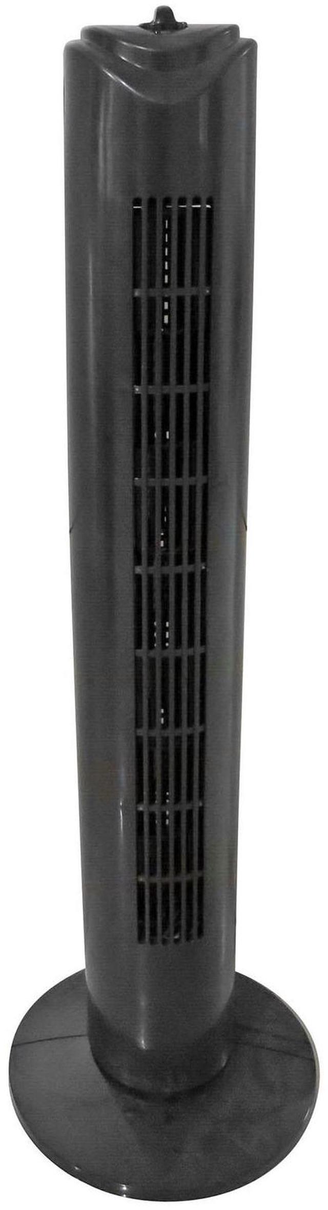 Alt view image 2 of 7 - Optimus F-8449BK 32 Inch 3 Speed Home Oscillating Tower Fan with Timer, Black