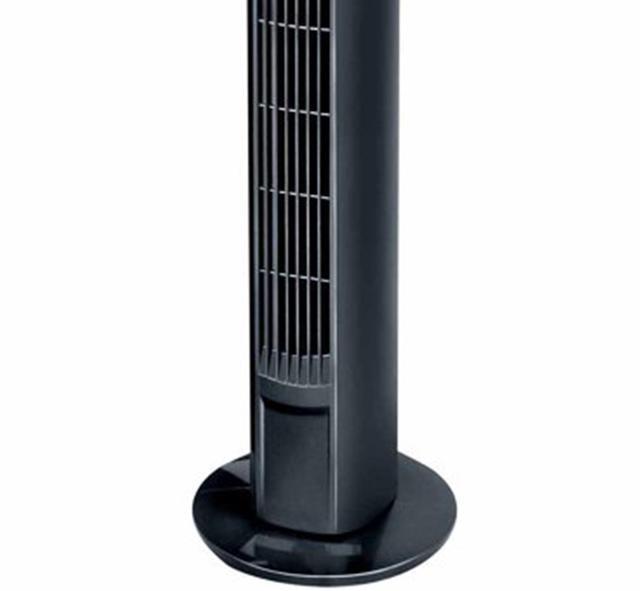 Alt view image 3 of 7 - Optimus F-8449BK 32 Inch 3 Speed Home Oscillating Tower Fan with Timer, Black
