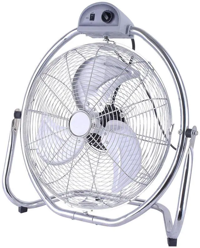 Alt view image 3 of 9 - Optimus F-4208 20 Inch Grade Oscillating High Velocity Fan with Chrome Grill