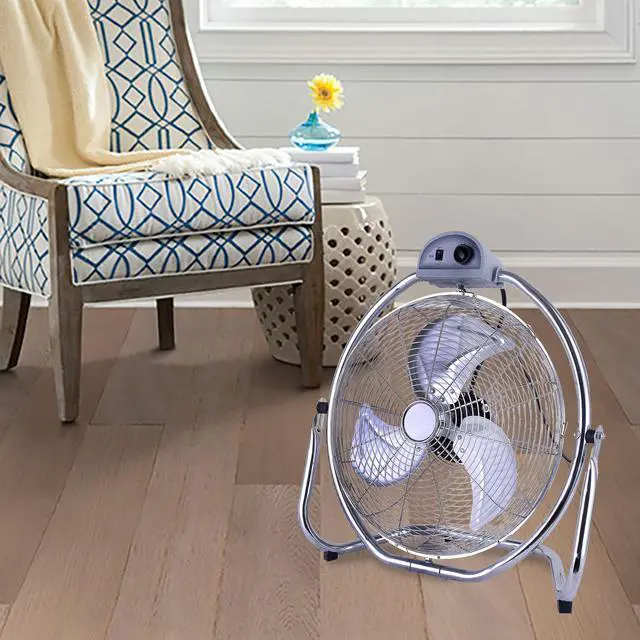 Alt view image 5 of 9 - Optimus F-4208 20 Inch Grade Oscillating High Velocity Fan with Chrome Grill
